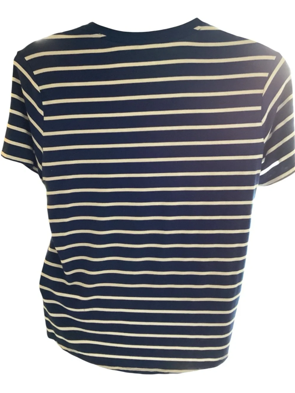 GAP Plus Size XL Navy and White Striped Tee - Picture 5 of 9